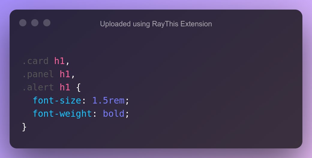 d4nicoder's tweet image. ¿Conoces la pseudoclase de #CSS :is()? Úsala para simplificar tus selectores. Hará tu código más legible y no fallará ante un selector inválido.