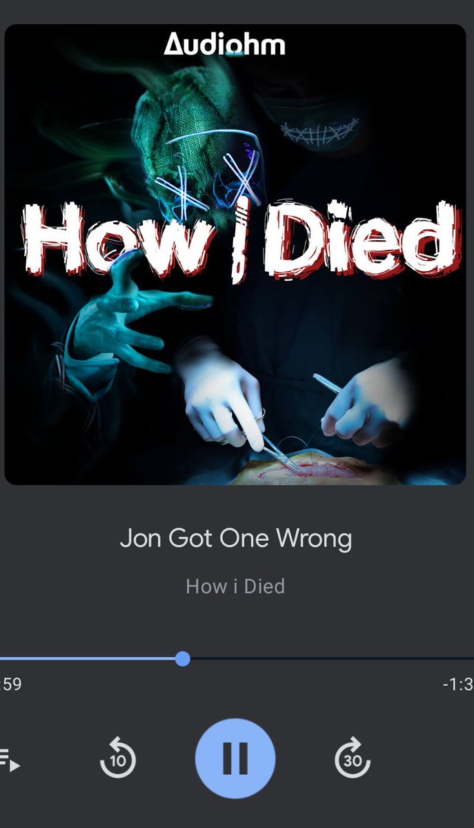 meGomsi's tweet photo. Anybody loves #Podcasts???
Must listen to the beautiful, and super immersive narration of #HowIDied by @AudiohmMedia https://t.co/OBNzurRP1N