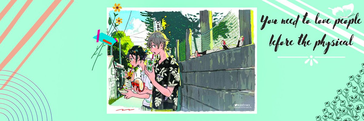 yizhanstudio's tweet photo. ۞ EDITS YAOI ۞

➻ PACK
➻ Umibe no Étranger 
➻ Shun Hashimoto e Mio Chibana

⇥ Fav se gostar. ⇥ Fav if you like it. 
⇥ Rt se salvar.⇥ Rt if you save.
⇥ Foto se usar.⇥ Photo if using.

@OrochiLindoxx https://t.co/kToQJU2sdR