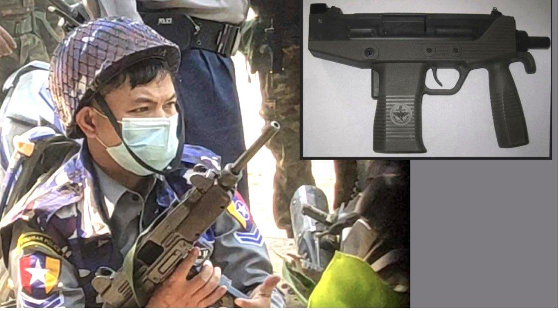 Ivy555555's tweet photo. Terrorists use live Ammunition to kill the civilians.

#WhatsHappeninglnMyanmar 
#Mar3Coup https://t.co/uqZu7OMgrd
