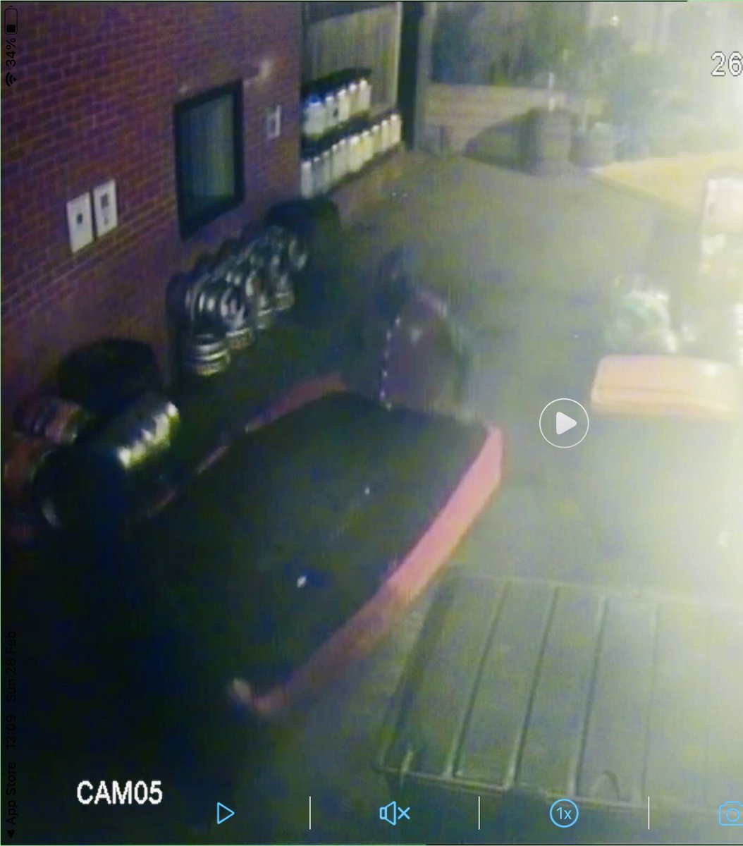 Sorry folks, got the date wrong! 

Should read 26th Feb 03:46

The clock in the CCTV is also 12 minutes out

We think the thieves are local, One of them has an arced logo on the back of his hoodie, and one of them looks to be wearing some sort of American style sports jacket.