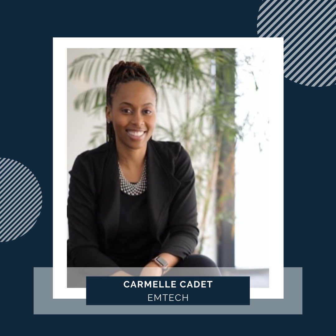HaitiansInTech's tweet image. Today’s Haitian Woman Making History is @CarmelleCadet ! Founder &amp;amp; CEO of @emtech_inc , Carmelle is modernizing central banking and creating open banking solutions for developing, emerging, and transitioning markets! A fintech superstar! We’re so proud ✨
#haitiansintech