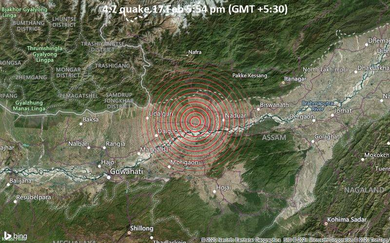 9. Anyway, this was the photo of the 4.7 earthquake in India. And I knew India had nearly 2 billion people in an area smaller than the USA. There was nooooo freakin' way that earthquake hit where there wasn't a city, like the map appears. And I wanted to know that city or area!