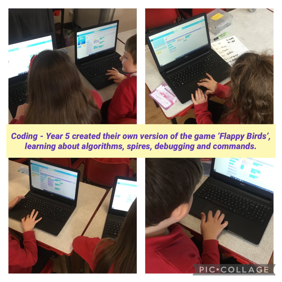 Over to Y5 this afternoon for a spot of ICT! If you look carefully you can spot a purple slip for incredible effort and determination! Well done Y5!