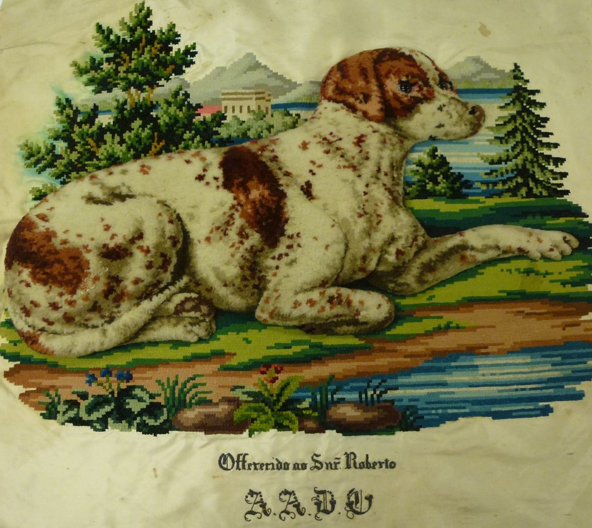 McManusDundee's tweet photo. Have you picked up any #lockdown hobbies? We simply adore this Berlin wool work showing a dog – perhaps one to earmark for a future project! #WoofWednesday #craftgoals https://t.co/aLlVBFvLxf