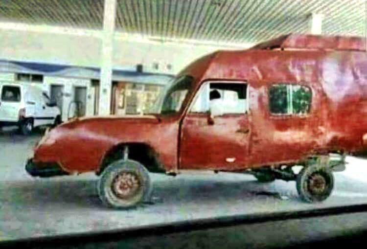 When the car you used to draw in Kindergarten pulls up next to you! 🤣😂