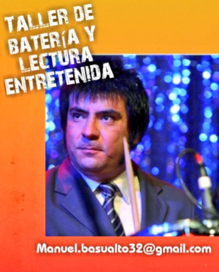 manuel_basualto's tweet photo. Curso de batería para niños desde 5 años en adelante y lectura entretenida .

Contacto al mail

manuel.basualto32@gmail.com

Además, ejercicios de apoyo en mi #CanalDeYoutube 

https://t.co/OU0FU2bl8U

Donde encontrar ejercicios y material de apoyo.
Suscribanse!!!

Los espero https://t.co/zmo41jgfjS