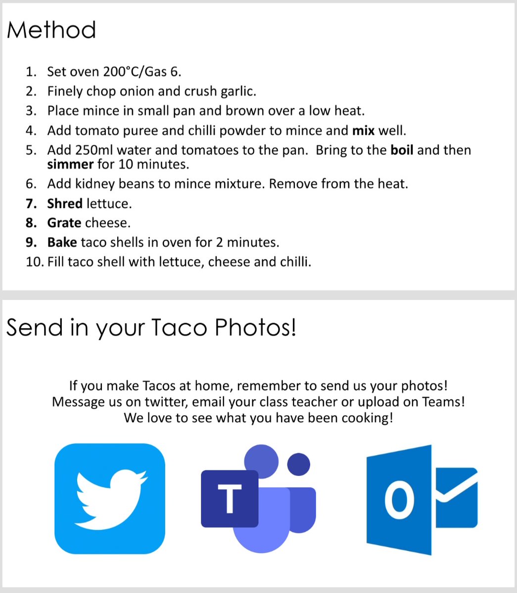 Here is our taco recipe with some information about how eating well can help to boost our mood! Give it a try!  #goodfood #goodmood <a href="/pe_knightswood/">Knightswood PE</a> <a href="/KnightswoodSec/">KSS</a>