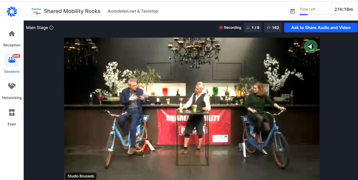 eHUBS_NWE's tweet image. Elke Van den Brandt, #BXL Minister of Mobility: &quot;Brussels #Goodmove Plan foresees a participatory approach to deploy #mobility #hubs (Points Mob) in every neighbourhood&quot;

#SMR2021