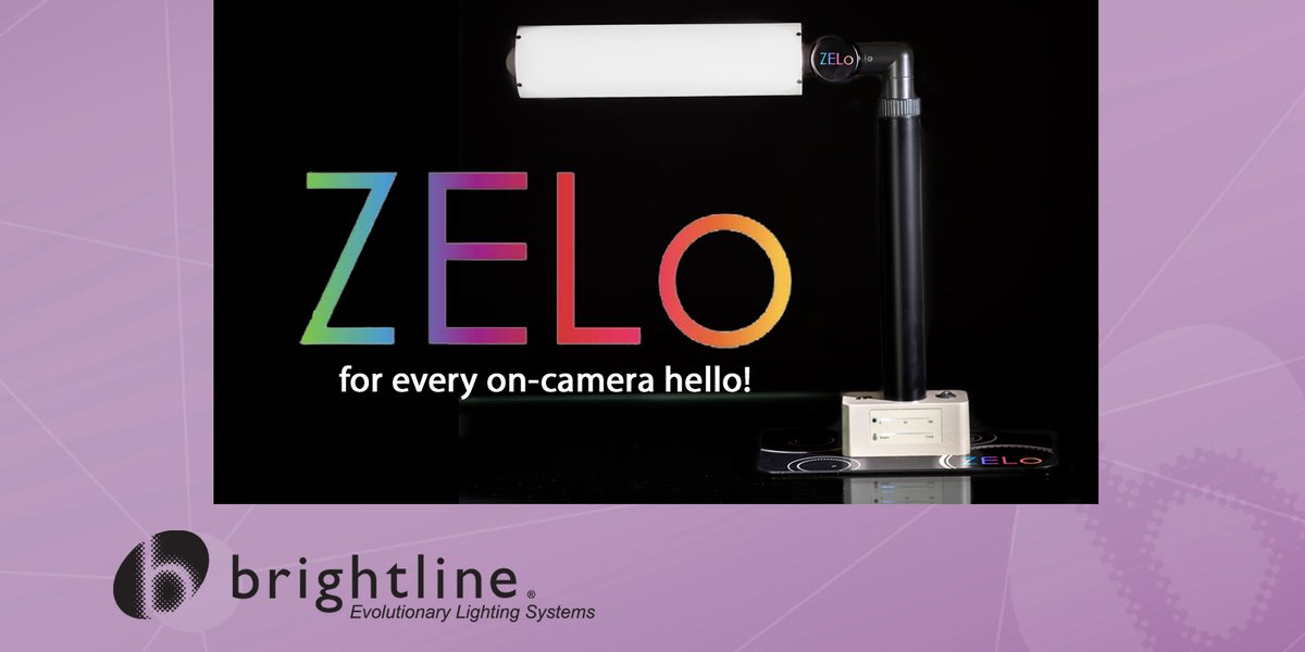 myBrightline's tweet photo. Remote workforces &amp; videoconferencing are here to stay. ZELo is a new light for a new world – broadcast-quality personal lighting that’s easy to adjust. Make the distance a little less remote. Use ZELo for every on-camera hello! Order yours at https://t.co/uq1Kv1mK52. #helloZELo https://t.co/tNfO4kIlHd