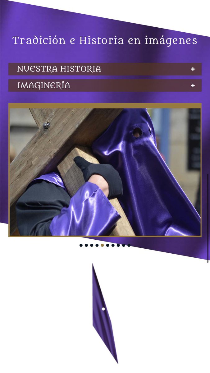 Conoce la historia, imaginería, información y mucho más sobre nuestra cofradía en la nueva página de Semana Santa Santiago. 

🖥 semanasantasantiago.es/es/miembro/cof…