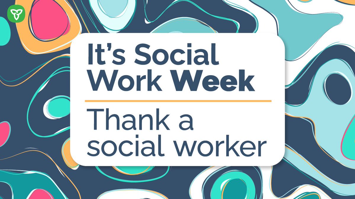 Social workers provide unwavering dedication and commitment to the people they serve each and every day. 

Thank you for supporting those who count on you, especially vulnerable Ontarians, during this difficult time.  

#SocialWorkWeek