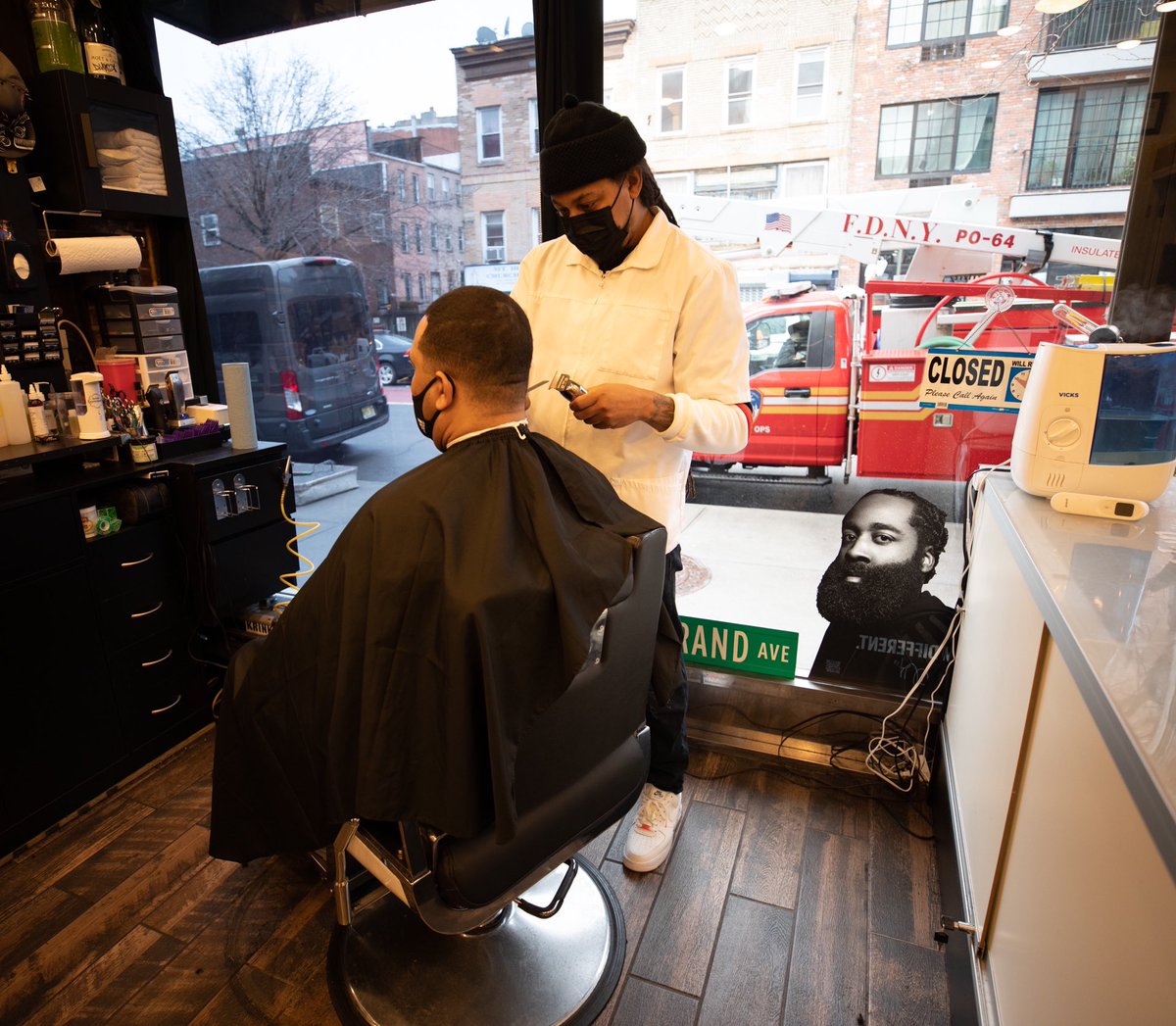 NickDePaula's tweet photo. Harden &amp; Adidas’ re-directed marketing budget concept will help provide financial support &amp; awareness to Brooklyn small businesses like @BrooklynTeaNYC, @BK9nyc, @TheBrooklynBeso, Brooklyn Tonsorial &amp; several others. https://t.co/7mZDliCZga