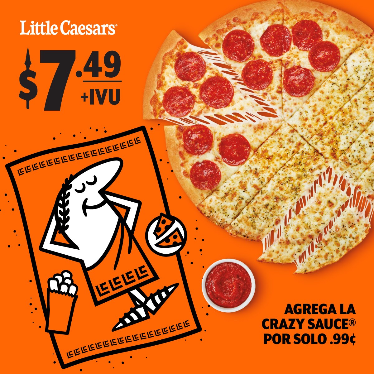 LCPuertoRico's tweet photo. 🏝☀️ +🍕= Día perfecto

Llévate una Slices-N-Stix para tu día de playa. ¡La pasarás brutal! #LittleCaesars #PuertoRico #PizzaPizza https://t.co/DtC9PO822X