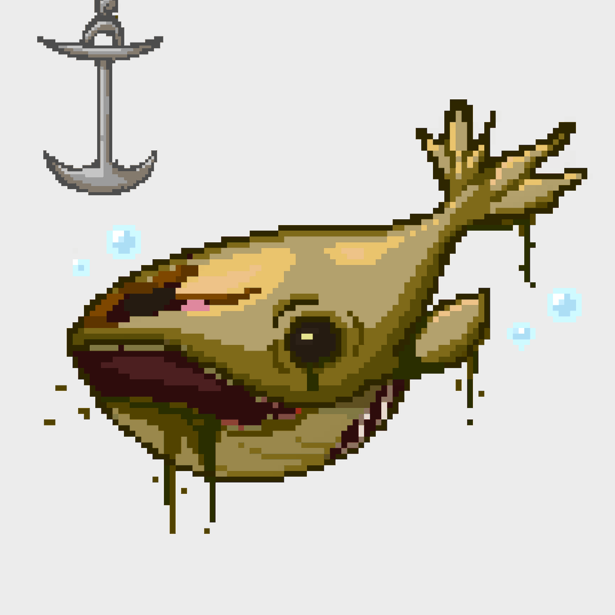 cryptofish_io's tweet image. New Zombie Blue Whale is out, check it out on rarible &amp;amp; cryptofish.io! Second Editions #NFT #NFTartist #Ethereum