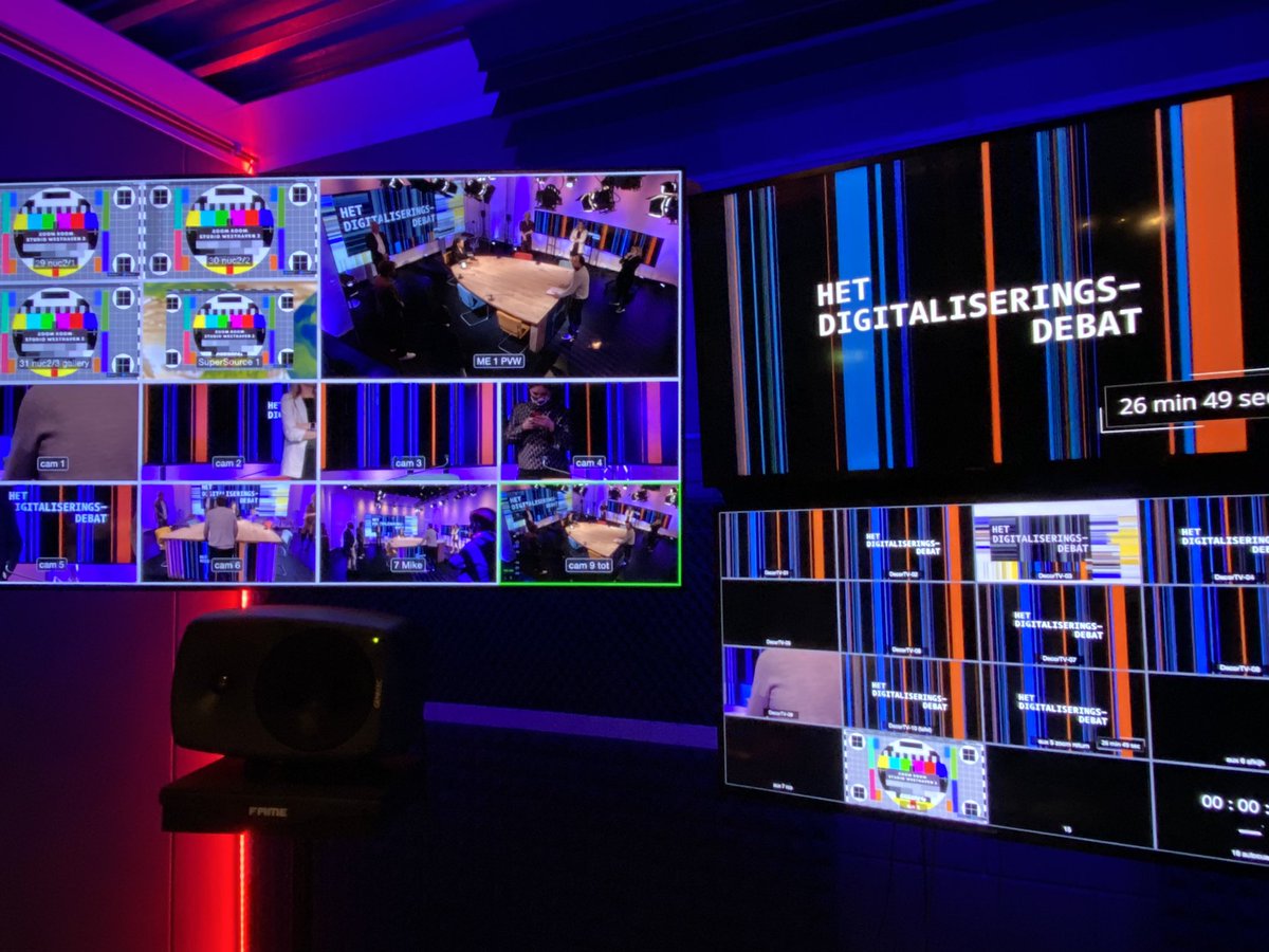 Alles klaar voor het #digitaliseringsdebat van oa <a href="/waag/">Waag Futurelab</a>, <a href="/amnestynl/">Amnesty NL</a> en <a href="/bitsoffreedom/">Bits of Freedom</a> met <a href="/aldith_hunkar/">Aldith Hunkar (Poca)</a> live vanuit <a href="/StudioWesthaven/">Studio Westhaven</a> - bekijk het live op digitaliseringsdebat.nl om 16u