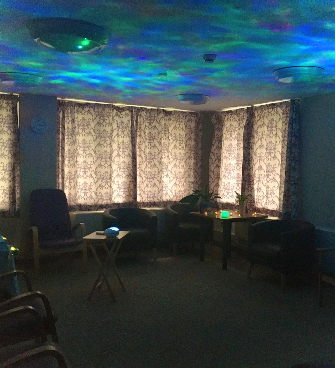 Room set for relaxation session at woodlands today. Led by our activity workers. #relax @HCusdin @AbbeyWa03666069 @castle_ward