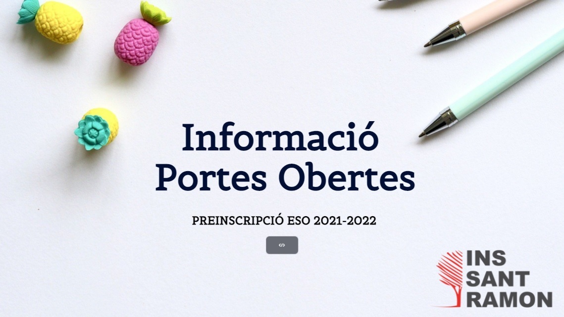 Vols una mica més d'informació de l'Institut? Clica aquí: view.genial.ly/602f882275c802…
Si cliques al PLAY t'acompanyarà la música 🙂
<a href="/educaciocat/">Educació</a> <a href="/ajtcardona/">Ajuntament de Cardona</a> #elfuturetstu