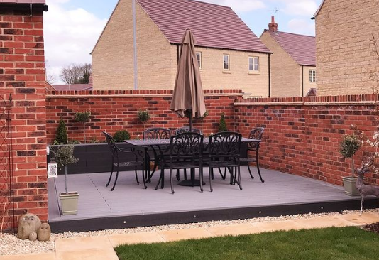 With Lockdown restrictions starting to ease in the coming months make sure your outdoor space is all set for your chosen 6 family and friends.

Composite decking is perfect for creating an outdoor seating area or an extension to your home.