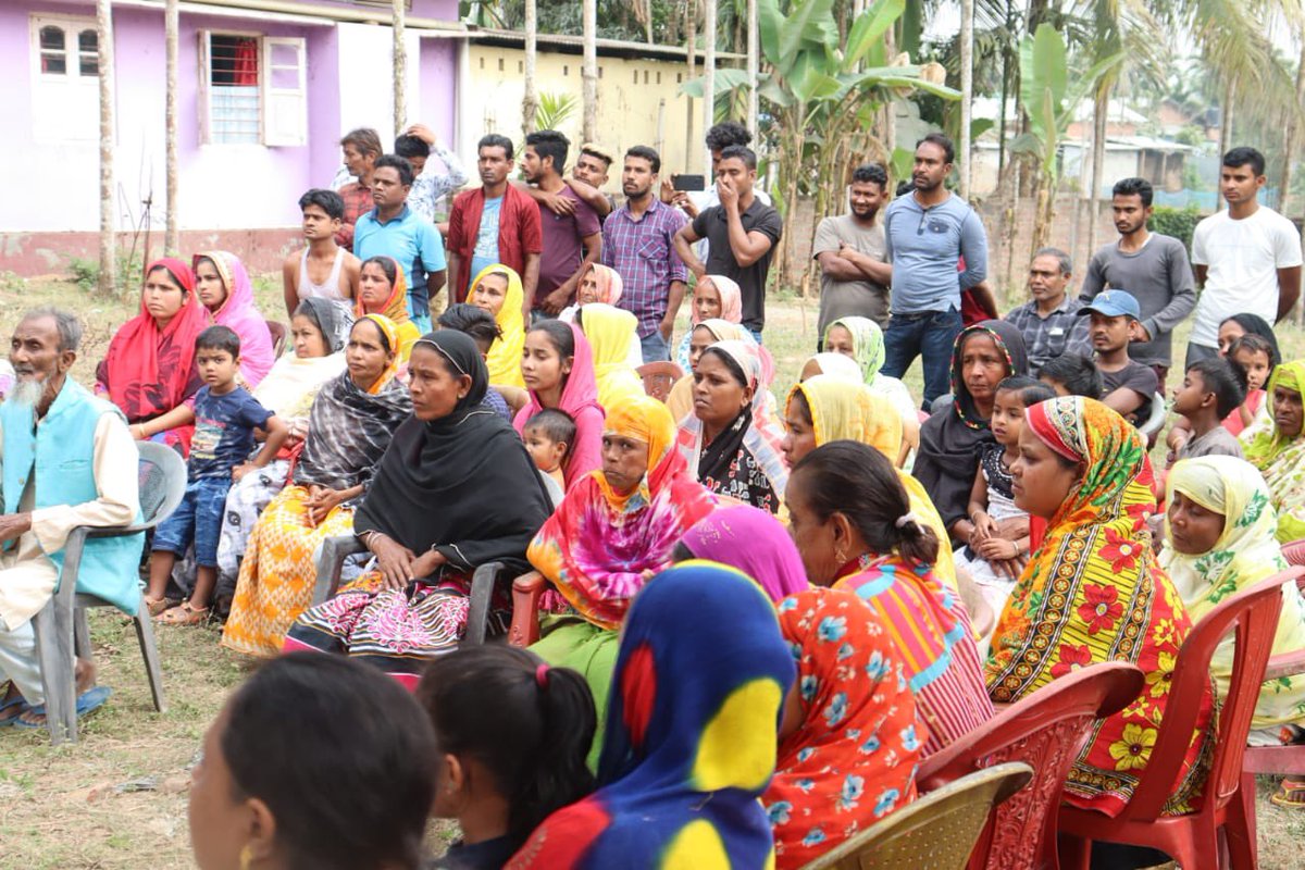 বঢ়মপুৰ সমষ্টিৰ অন্তৰ্গত কামপুৰ নগৰৰ  ১২৯ নং বূথৰ ৰাইজৰ সৈতে আজি এক মতবিনিময় অনুষ্ঠানত ভাগ লওঁ আৰু আগন্তুক বিধানসভা নিৰ্বাচন সম্পৰ্কে আলোচনা কৰো 🙏🙏🙏