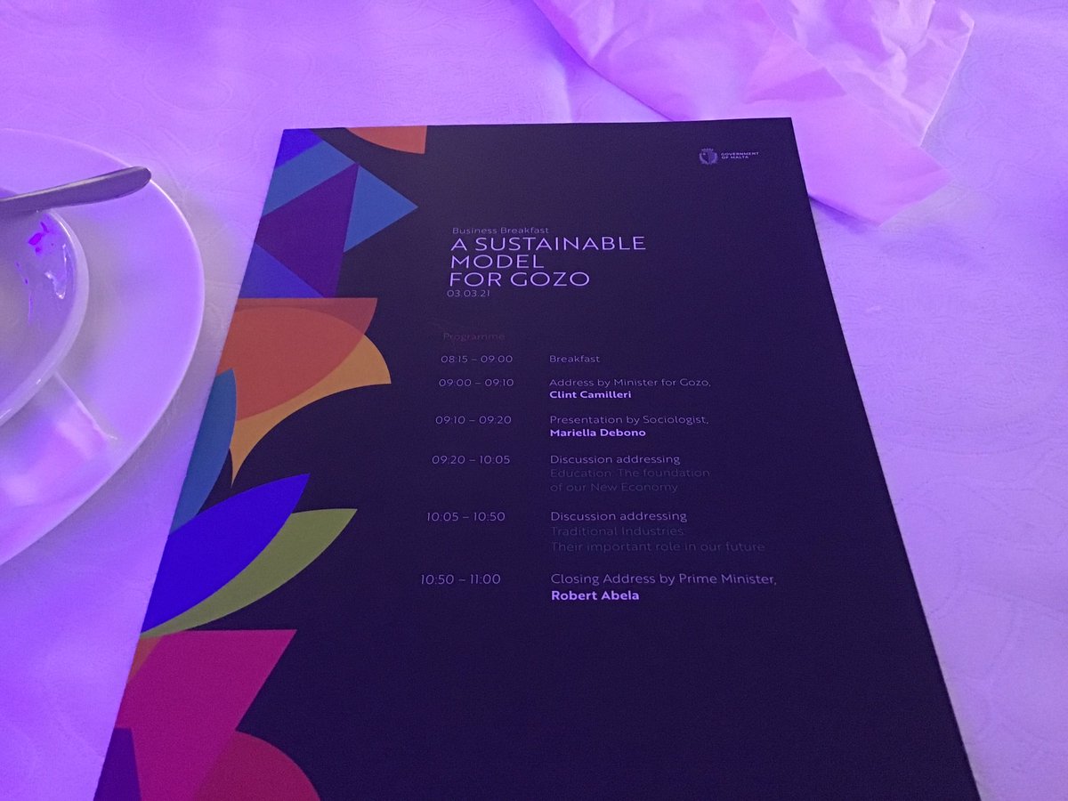 grech_saviour's tweet image. A #sustainablemodel for #Gozo Business Breakfast @GrandHotel Mgarr, Gozo.