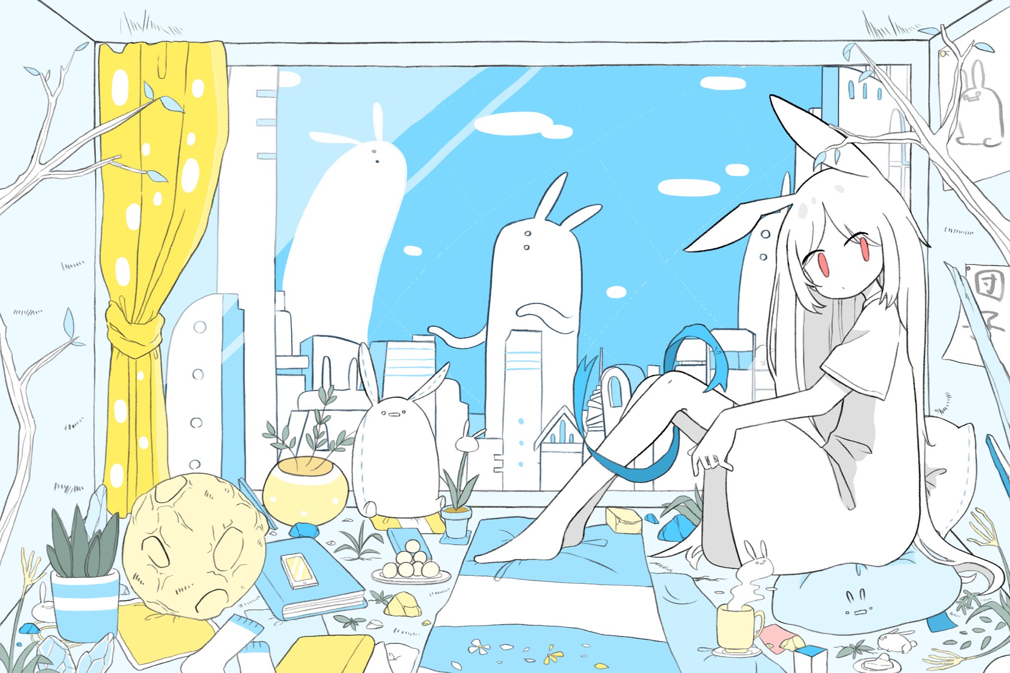 かみなし 月の窓辺 イラスト 創作 T Co Irascpv45z Twitter