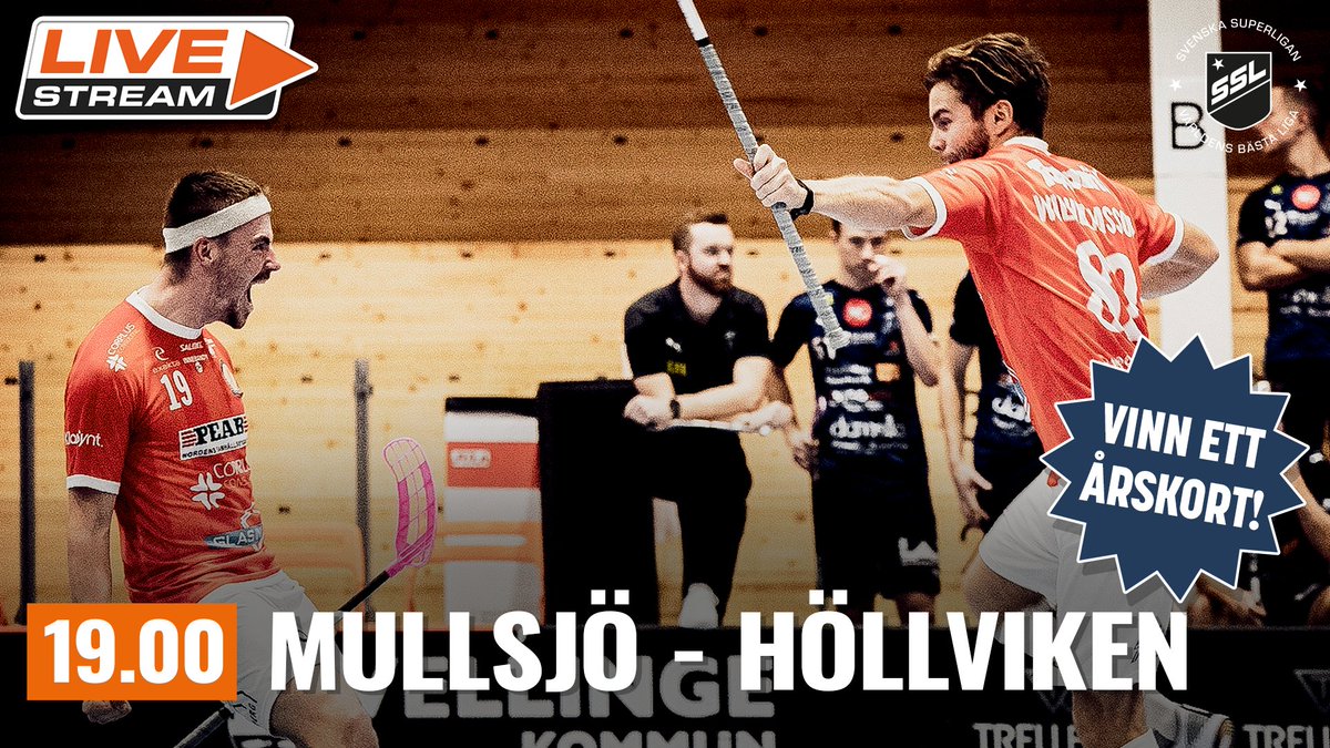 HollvikenIBF's tweet photo. ⭐ FÅR VI BE OM EN REPRIS IKVÄLL? ⭐

En mycket tuff bortamatch väntar ikväll mot formstarka Mullsjö som vunnit sina fyra senaste matcher. Senast lagen möttes gick Höllviken segrande ur striden med uddamålet 5-4, efter ett sent mål signerat Wilhelmsson/Bergström. https://t.co/jwxLthyNzE
