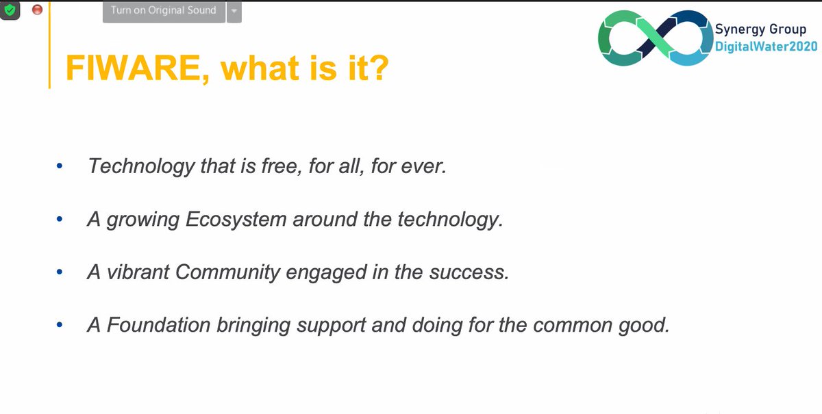 This one slides shows why FIWARE standards are also incorporated within our project.

> Webinar on #datamodels <

<a href="/FIWARE/">FIWARE</a> @FutureCityEU
