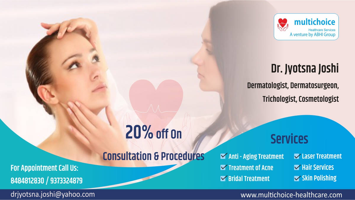 MultichoiceH's tweet image. Hello everyone, 20% off on consultation and procedures for this women's day week.
book your appointment 📞 on :8484812830/ 9373324879.