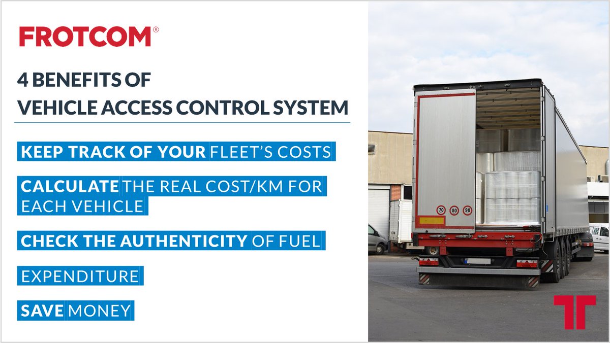 frotcom's tweet image. #Frotcom provides the necessary tools to restrict and secure access to your fleet cargo.

If you want to decide who gets in and what comes out, visit bit.ly/2NVWpG7.

#FleetManagementSoftware #VehicleAcessControlSystem