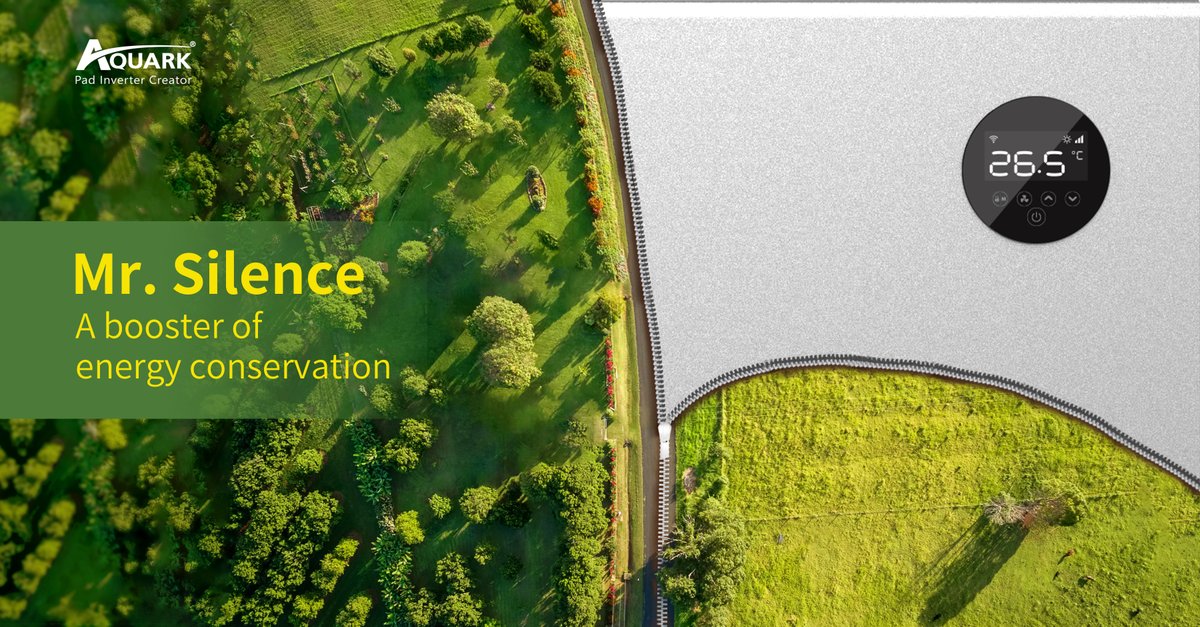 COP represents the energy efficiency of a #poolheatpump. Powered by #InverPad® Tech, the COP of Mr. Silence can be up to 16 and save energy of 93%. As an energy saver, it is a cost-effective way to warm your pool and bring you a perfect swimming experience. #Aquark