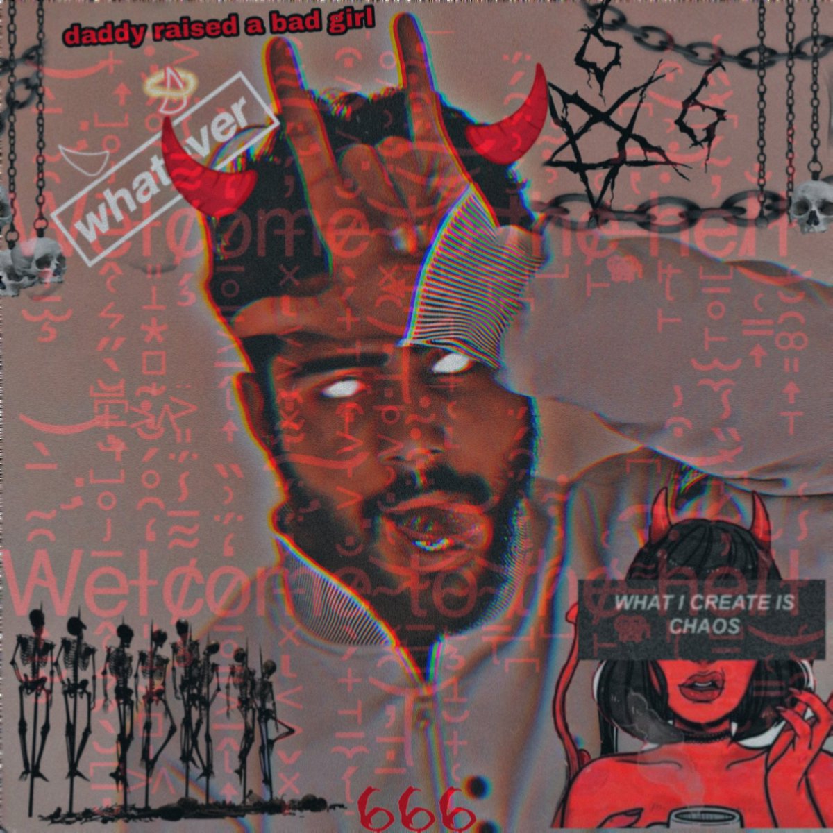 imst666's tweet photo. WHAT I CREATE IS A CHAOS. https://t.co/GAiimXPZSC
