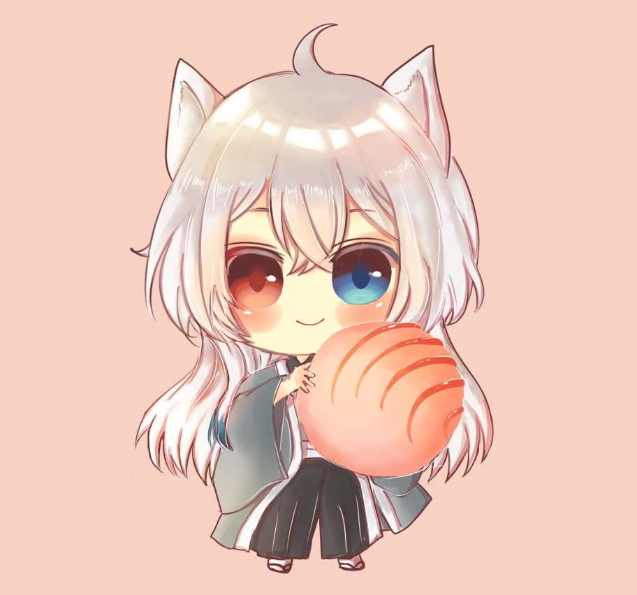 どぬくさんとチョコ。 #からぴち #カラフルピーチ素材