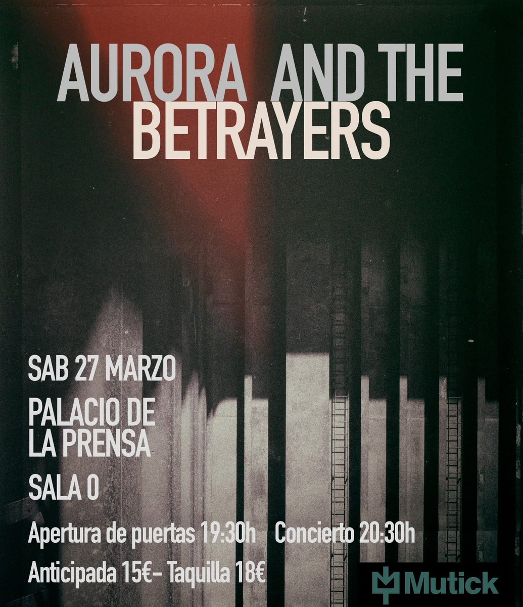 Tras un año de anunciar nuestra retirada y bajo esta situación excepcional, volvemos a #MADRID !! Y con nuevo SINGLE! 
*27 MARZO - <a href="/palacioprensa/">Palacio de la Prensa</a> 
Esperamos veros una vez más! 
Aforo reducido, por supuesto!!! 
ENTRADAS: mutick.com/es/events/entr…