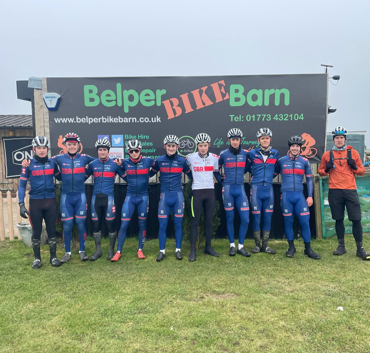 Great to be helping out the Team GB U23 British Cycling Academy with a few bikes whilst they’re in Derbyshire! #meridabikesuk #merida #raleighbikes #formebikes #polarisbikewear #britishcycling