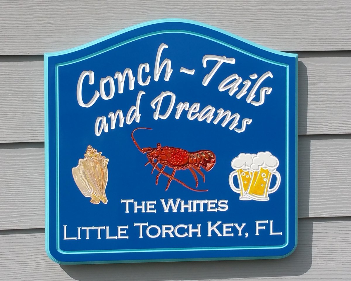 cottage_green's tweet photo. Conch Tail and Dreams Little Torch Key Vacation Rental House Sign by https://t.co/mxWEx0l0jL #airbnb #vrbo #conch #customsigns #LittleTorchKey #Florida #vacation https://t.co/9AUQ42wEkL