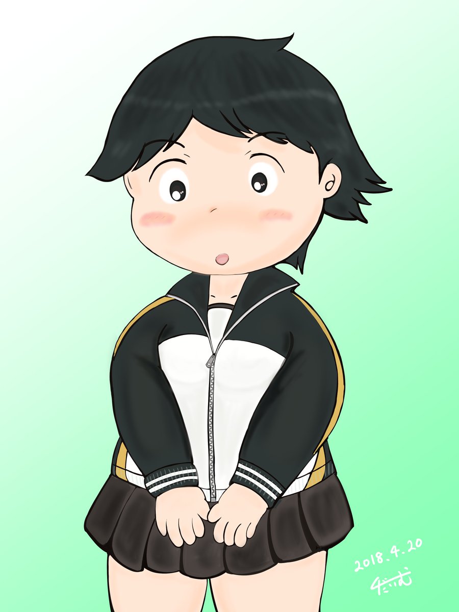 最上(艦隊これくしょん) 「春だ!改二だ!!もがみんだ!!!? 」|だいむのイラスト