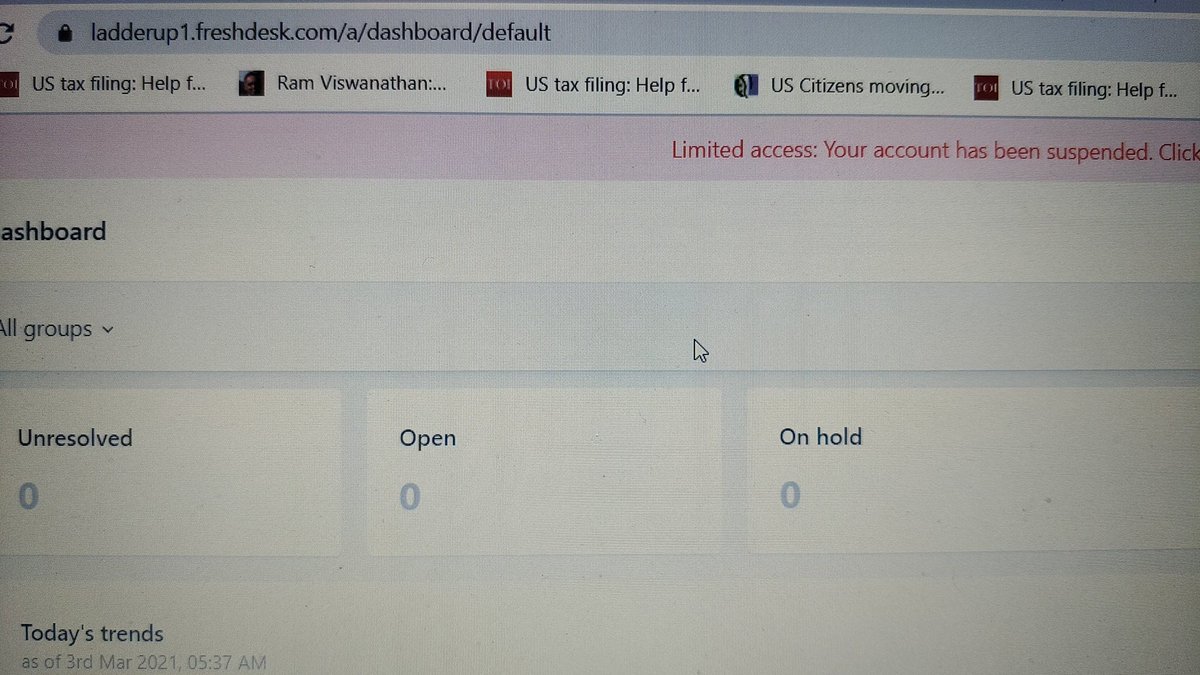 adi_pathak85's tweet photo. @freshdesk This is still suspended. https://t.co/BnWZaUWVN0