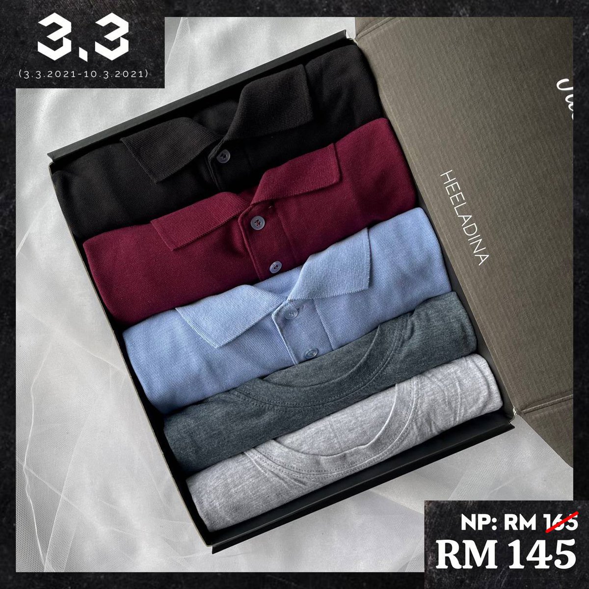 LOVJ8M's tweet photo. Susah betul nak cari hadiah untuk lelaki 😤

Nahh hadiahkan partner Giftbox Tshirt ni, tengah Sale!
Ehem kali ni bagi laluan dekat kaum lelaki pulak Drop Hint okay 🤪🔥 https://t.co/Brxg3mbxDg