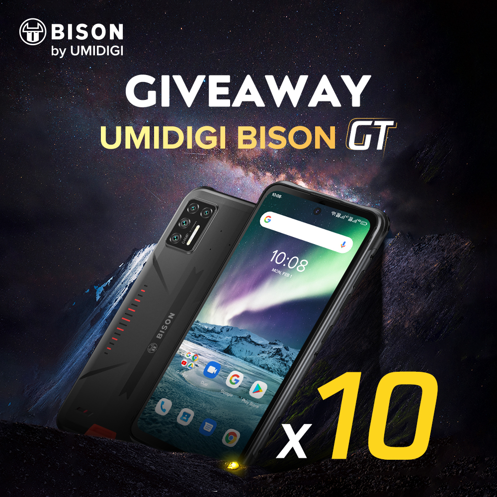 [GIVEAWAY] Our #UmidigiBISONGT global giveaway now is live🥳 Total 10 winners, grab the chance to win BISON GT &amp; our upcoming TWS #UmidigiAirbuds for FREE!
Like, comment, share and tag your friends🍀
Join now🎁 bit.ly/GiveawayBISONGT