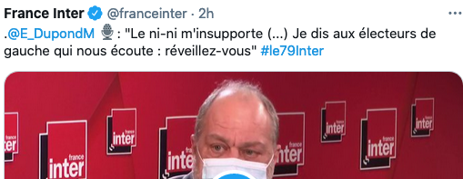 sardine94's tweet photo. Oh l'#extrêmedroite avec une apparence de "propre sur elle" continue l'attaque des personnes qui ont encore des valeurs de démocratie de justice sociale et de probité
#nilunnilautre
#nilrem #niRN #lremRN
#NiMacronNiLePenEn2022 #zéro2NDtourpourMacron https://t.co/XhvDqAzYnc