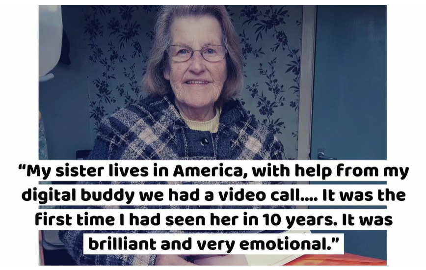 OtBcommunities's tweet photo. Our short #DigitalBuddies video shows the impact digital support & access have made for group members.
It's different for everyone, but connecting with family online and feeling more #CommunityInclusion are big themes.
Watch the video on our blog! ๐ฝ๏ธ๐https://t.co/ILByg0oLL7 https://t.co/0V3opE0PWW