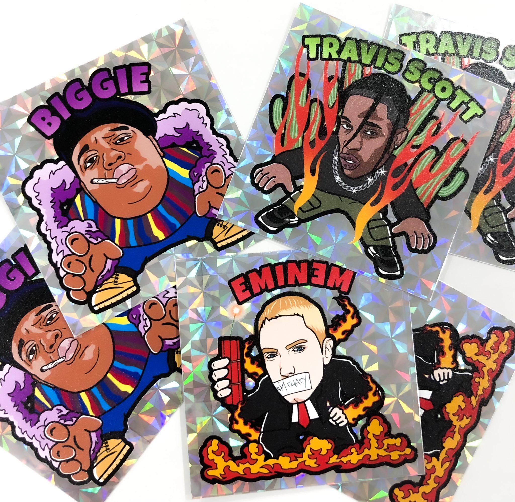 Rap Made ラップリマン ステッカー ピンバッジ セット Rap Made ラップリマン ステッカー ピンバッジ セット Rap Made