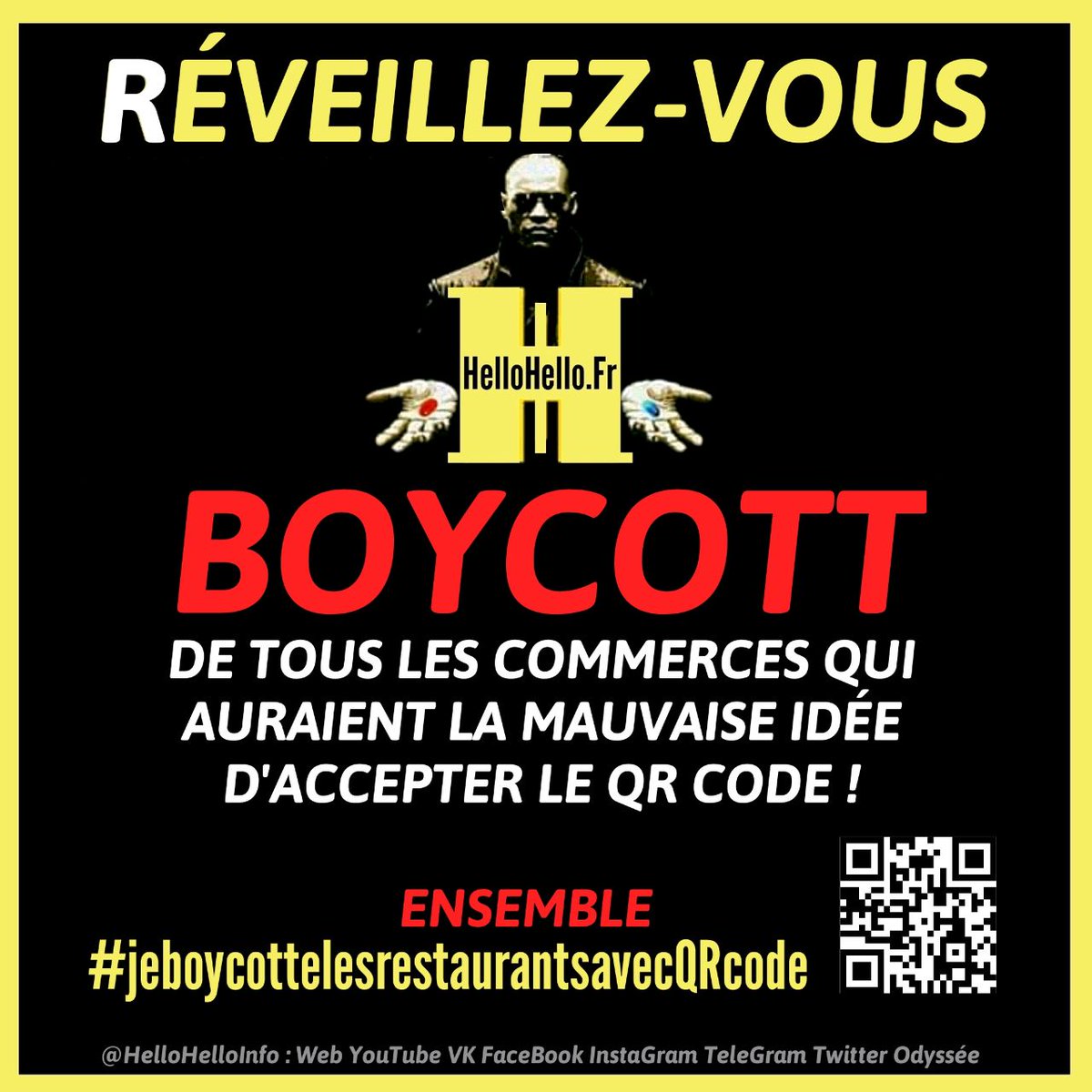 HelloHelloInfo's tweet photo. ☞ #HelloHelloNews #HelloHelloMedia #HelloHelloFrance
#Éveil #InfoAlternative #InfoDuPeuple #LanceurdAlerte #InfoDissidente #Solidarite #GlobalDebout #ConvergenceDesLuttes #OnVautMieuxQueCa #GiletsJaunes #GJ #News
➡️ #HelloHelloInfo : Le Canal
https://t.co/Rg5XNr81Z8 https://t.co/nhWRA5ZZUL