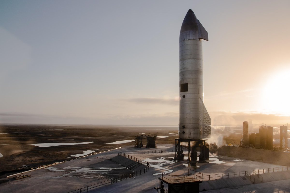 totalspace360's tweet photo. Starship SN10 launch day! 🚀
(Credit: SpaceX) https://t.co/CNSdYktbOW