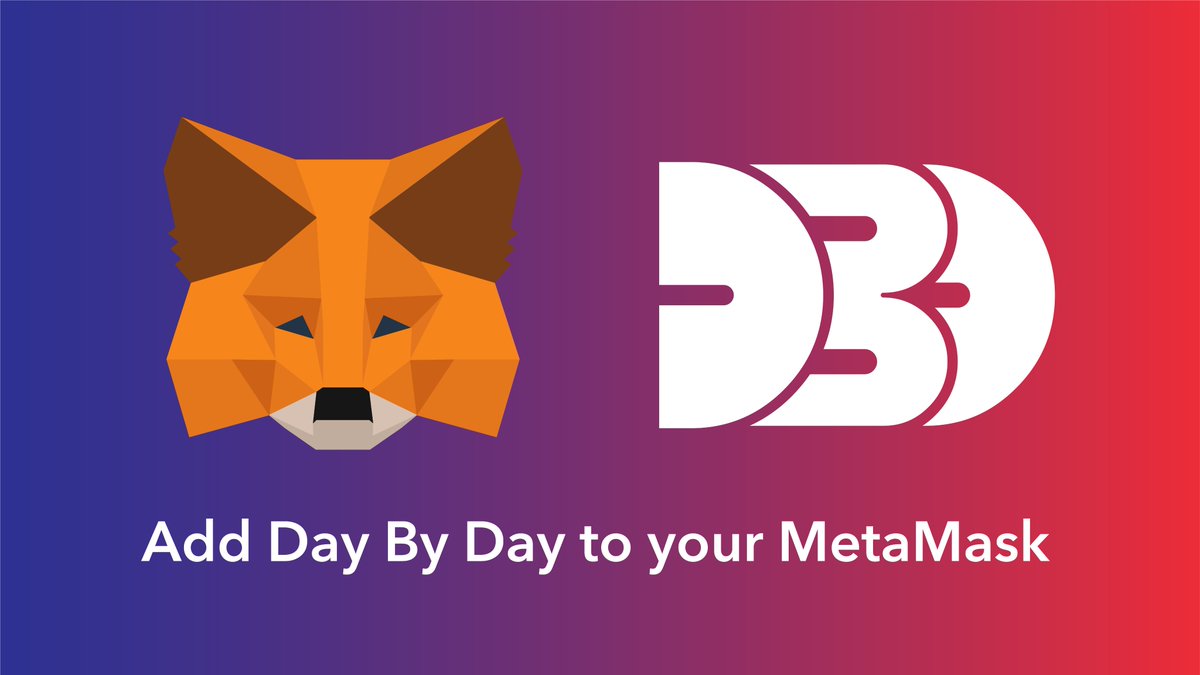 Day By Day (DBD) 🇦🇺 (@daybydayio) on Twitter photo Add #DBD to your <a href="/MetaMask/">MetaMask.eth 🦊</a>
#ETH 0xA5f1DbB0e55bc31f32c6d032BeE330288490e722
#BSC 0xd59288e070C7E37dBC343E219cefb33e33BAD656 Add #DBD to your <a href="/MetaMask/">MetaMask.eth 🦊</a>
#ETH 0xA5f1DbB0e55bc31f32c6d032BeE330288490e722
#BSC 0xd59288e070C7E37dBC343E219cefb33e33BAD656