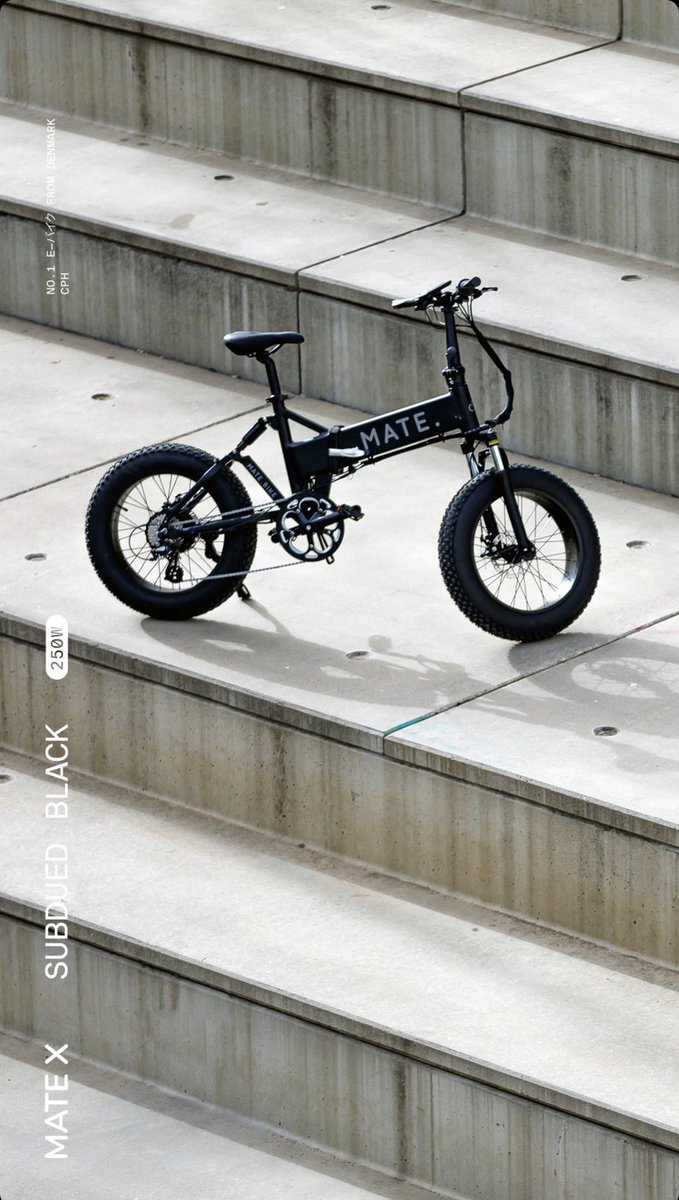 3月待望の日本上陸を果たすMATE. X
東京、横浜、大阪にて試乗体験できます。
詳しくはプロフィールリンクからご覧ください。

#matebike