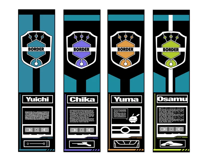 ワールドトリガーのステッカーです。 