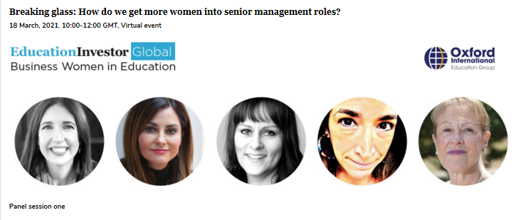SAVE THE DATE – Breaking glass: How do we get more women into senior management roles? 18 March 2021 10:00-12:00 GMT

Check out our fantastic first panel of speakers and don't forget to register 👇

ow.ly/mep750DKyER