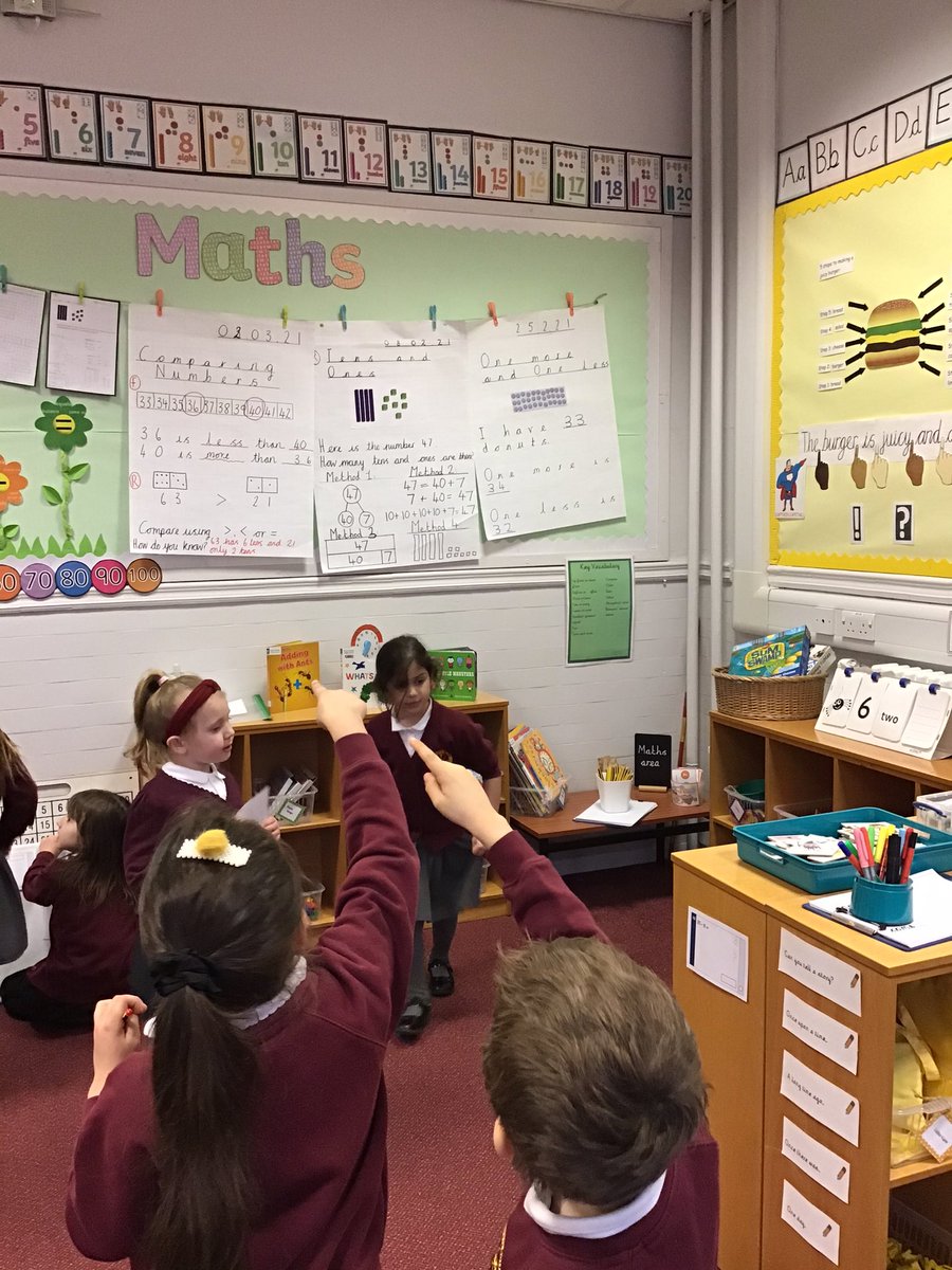 ABCPschool's tweet photo. Class 1K have been having fun with Maths in celebration of World Maths Day today. Great team work seen solving our tricky number problems and letter scramble. #WorldMathsDay #ABMaths #Class1K https://t.co/oUcT2G1Nbm